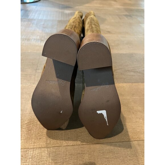 Seychelles Gifted Suede Womens Zipper Over-The-Knee Boots Brown Size 6 - Picture 7 of 9